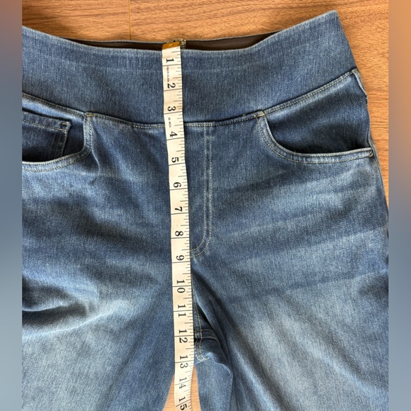 Halara Flex High Waisted Pockets Baggy Wide Leg Stretchy Denim Jeans Sz Medium - Picture 10 of 15